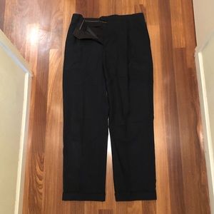 Vintage black cuffed pants